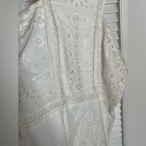 Maeve white mini dress size 12 new with tags